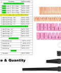 Tig Welding Consumables Kit With Gas Lens Cups Collets And Bodies For WP 9 20 25 Torches 53 Pcs Assorted Nozzles displayed