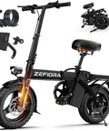 Dope Foldable Electric Bike For Adults And Teens With Removable 48V 10Ah Battery 250W Motor 40 Km Range 14 Inch Tires