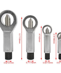 Heavy Duty Nut Splitter Set For Bustin Loose Corroded Damaged Nuts Without Messing Up Bolt Threads 4 Sizes Steel Tools