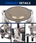 Rear Wheel Bearing Hub Assembly 512516 For Honda Accord 2014 To 2020 5 Lug With ABS Fits Hybrid And All Models close-up