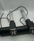 No Bull Heavy Duty 5000N DC Electric Linear Actuator Tubular Motor with rock solid frame and dual shafts, 200mm stroke, for beds and furniture.