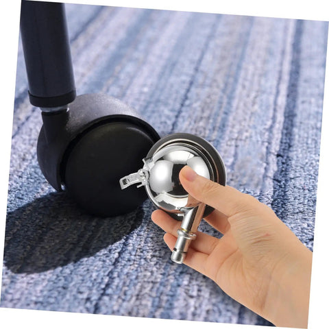 Heavy Duty Swivel Casters For Office And Barber Chairs Smooth As Silk Carpet Wheel Replacement Silent Glide Universal Fit Quick Swap Tile And Hardwood Floor Ready
