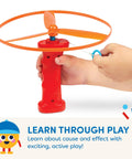 Child launching Skyrocopter Toy Helicopter For Kids With Bright Multi Color Design Durable Plastic Helicopter For Imaginative Flight Adventures