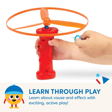 Child launching Skyrocopter Toy Helicopter For Kids With Bright Multi Color Design Durable Plastic Helicopter For Imaginative Flight Adventures