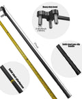 Jmsmsh Heavy Duty Hand Rebar Bender Tool For Steel Rods Up To 5/8 Inch showing 37-inch lever and heavy duty bend details.