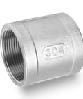 Stainless Steel 304 Cast Pipe Fitting Coupling 1-1/4 NPT Female X 1-1/4 NPT Female Built To Last, corrosion resistant coupling