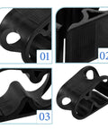 Adjustable Plastic Tubing Clamps Set Of 5 for Water Flow Control, detailed close-up showing clamp design and texture