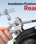 Rear Brake Adjuster Hardware Kit With Adjusting Nut For FourTrax Rancher Foreman Recon TRX ATV Models assembly details