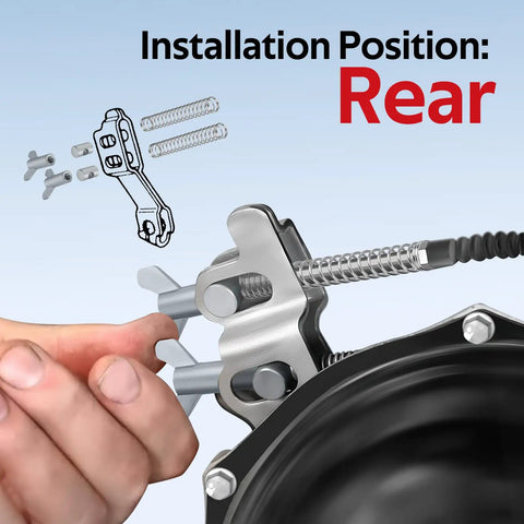 Rear Brake Adjuster Hardware Kit With Adjusting Nut For FourTrax Rancher Foreman Recon TRX ATV Models assembly details