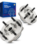 Image of pair front wheel bearing hub assemblies with ABS for Nissan Titan Armada Infiniti QX56 6 lug fits 2008 2009 2010 2011 2012