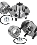 Front Wheel Bearing And Hub Assembly 518509 Compatible With ES300 RX300 Camry Avalon Sienna Solara And Toyota Models Front 5 Lug Bolts No ABS
