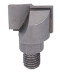Heavy Duty Keenso Carbide Cleaning Bottom Router Bit 25mm M10 Thread for professional woodworking, showing precise cutting edge.