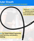 Two Piece Flex Shaft Replacement Kit With 39 Inch S93 Shaft And S77 Sheath For Flexible Rotary Tools Built For Pro Grade Use