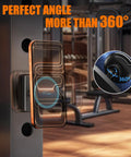 Dual Magnetic Phone Holder For Gym Workout Kitchen Or Any Metal Surface With Rock Solid Power Magnet Base Mount For MagSafe iPhone