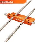 Edge Fence Pro Grade For S04001 And S04003 Portable Drill Guide Aluminum Edge Cutting Gauge, extendable design for drilling precision