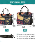 Skeleton Cowboy Desert Red Large Cooler Bag for Women Portable Leakproof Insulated Lunch Tote featuring two size options