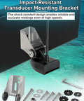 Beefy Heavy Duty Metal Transducer Mounting Bracket For Helix 7 Transducers And Si G2N Transom Mounts 7401621 kit shown.