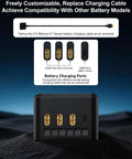 300W Matrice 4 Series Battery Charging Hub showing customizable ports for Matrice 4T and 4E Drones, front view.