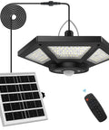 Solar Shed Light With Remote Control 360 Degree Waterproof Indoor Outdoor Light With Motion Sensor Timer And Five Modes