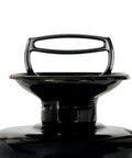 Close-up of handle and opening of the Industrial 3 Gallon Sprayer With Tri Poxy Steel Tank 18 Inch Brass Wand 36 Inch Reinforced Hose