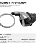 8 Speed Thumb Activated Bike Gear Shifter Lever For Mountain Road And Racing Bikes Go To Trigger Shifter With Single Finger Control Durable Build For 7 And 8 Speed Drivetrains