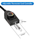 Power Cord With Built In Thermostat Controller For Heating Element Replacement 125V 15A Not Universal Includes Controller And Probe