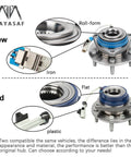 Comparison of new and old wheel hub bearings for Single Front Wheel Hub Bearing Assembly 513121
