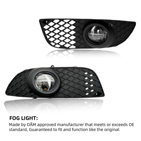 Fog Lights For 2008 2015 Mitsubishi Lancer Front Bumper Clear Lens H11 12V 35W Halogen Bulbs Wiring Harness Plug And Play