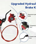 Must Have Mini Bike Hydraulic Brake Kit With Master Cylinder And Throttle Cable Assembly for Baja Doodle Bug DB30