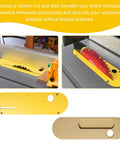 Zero Clearance Table Saw Inserts Combo Pack For 8-1/4 Inch Saws DWE7485 DCS7485 with Riving Knife Slot and Solid Blank Plates