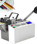 Heavy Duty Automatic Heat Shrink Tube Cutting Machine With Micro Computer Control, electric cutter with LCD for precise cable applications.
