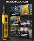 Portable Carbon Monoxide Detector With Rechargeable Battery And Rapid One Second Response Detects 0 To 1000 PPM CO With Visual And Audible Alarms And A TFT Color Display Perfect For Home Travel Worksite And On The Go