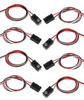 Five Pack Infrared Break Beam Distance Sensor Module With 3mm LED Indicator Arduino Friendly DIY Robotics Kit DC 3 To 5V Adjustable 3 To 80 Cm Range Digital Output Compact Sensor Includes 30 50 And 100 Cm Leads.