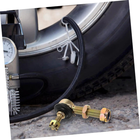 Beefed Up Off Road Ball Joint Kit For ATV And UTV With Adjustable Suspension near a vehicle tire