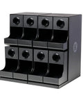 8 Count Modular Coffee Pod Merchandiser For Commercial Use - Slim, Gravity-Dispense Design on white background