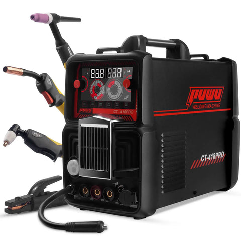 5 In 1 Plasma Cutter And Welder Combo With Dual Voltage 110V And 220V, MIG Flux Core MIG TIG Stick Welding, Plasma Cutting, portable machine