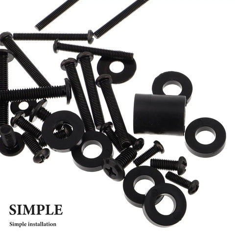88 Piece TV Wall Mount Screw Set With Washers And Spacers For Easy No Fuss Living Room And Office TV Installation Durable Kit