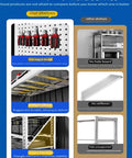 Heavy Duty Garage Shelving With Pegboard Backing Adjustable Multi Tier Storage Rack Garage Game Changer Design showcasing tool storage.