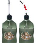5.5 Gallon Utility Container Kit With 2 Deluxe Hoses And Get Bent Hose Bender Camo 2 Pack