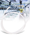 Heavy Duty TPU Pneumatic Hose 16mm OD 12mm ID 10m Roll Flexible Pro Grade Air Line for woodworking and automated systems, 6 bar