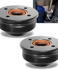 Replacement Tilt Cap Gland With Seals For V6 3.3L End Cap Tilt Cylinder 200 225 250 300 HP Outboard Motors 2 Pack shown