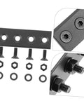 Heavy Duty Replacement Sliding Barn Door Track Connector Set With Mending Plate For Rock Solid Stable Repairs And Ultra Smooth Finish
