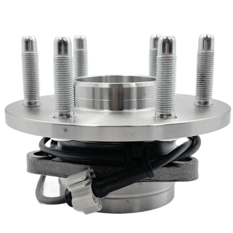 Front Wheel Bearing Hub Assembly Fits 1999 To 2007 4WD AWD Trucks And SUVs Including Silverado Tahoe Suburban Express 1500 Yukon Sierra Savana Escalade ABS 6 Lug Heavy Duty Replacement
