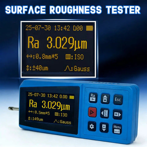 Handheld Portable Surface Roughness Tester And High-Precision Digital Profilometer For Pro-Grade, On-The-Go Multi-Parameter Profiling