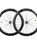 700C Carbon Disc Brake Wheelset with 55mm Profile and 31mm Width, Tubeless Ready Clinchers, Center Lock, Aero Build for Cycling