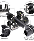 Front view of Spurtar mini pipe cutter tool; adjustable 3–28 mm range, steel blade, smooth cylinder