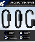3 Inch Chain Quick Links Set Of 4 Marine Grade Stainless Steel Screw Chain Links With Large Opening features and details