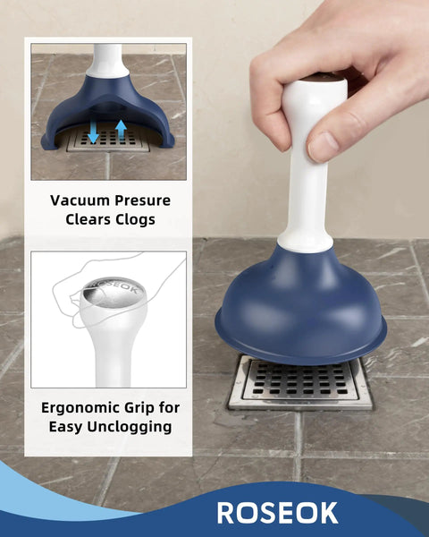 Heavy Duty Mini Sink Plunger With Short Handle Creates Solid Suction To Rip Through Stubborn Clogs Right Away In Kitchen Bathtubs And Floor Drains Premium Plumbing Gear For Quick Home Repair on a drain.