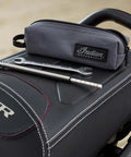 All In One Thirteen Piece Bike Tool Kit By CruzTOOLS For Indian Motorcycles with zipper pouch on motorcycle seat