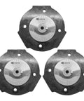 Universal Mower Deck Center Spindle 3-Pack Go-To Replacement Part For Select Commercial Walk-Behind And Stand-On Mowers Fits 59125000 58810800 59202600 For Long-Lasting Performance visible as aluminum spindles